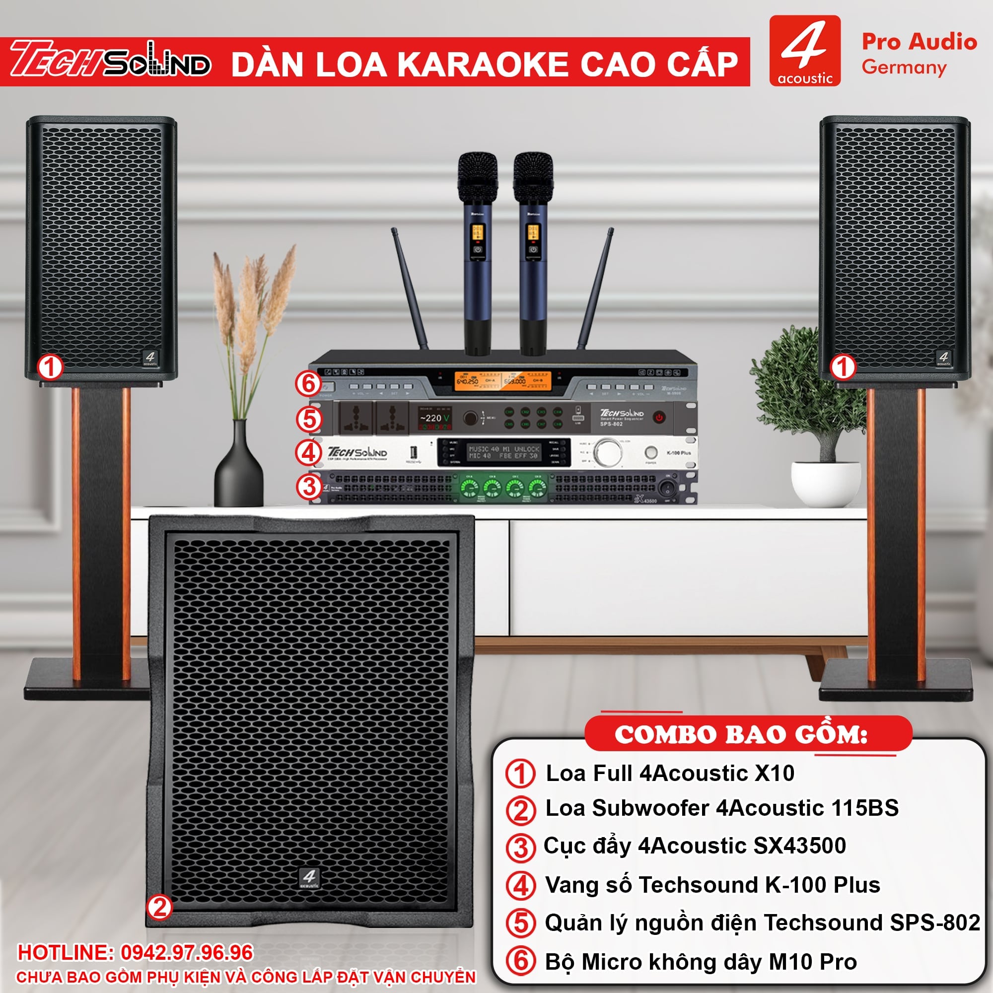 Dàn Loa Karaoke 4Acoustic X10 [01]