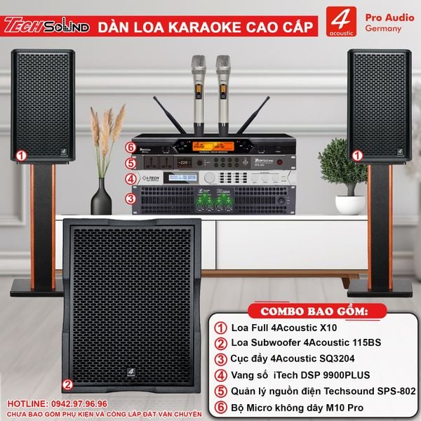 Dàn Loa Karaoke 4Acoustic X10 [03]