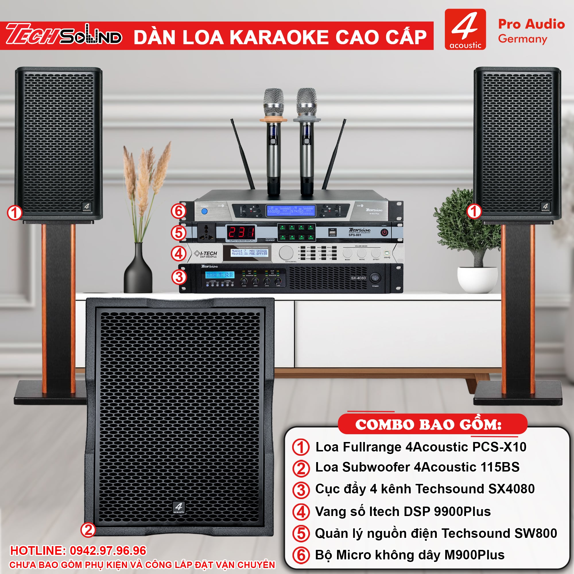 Dàn Loa Karaoke 4Acoustic X10 [07]
