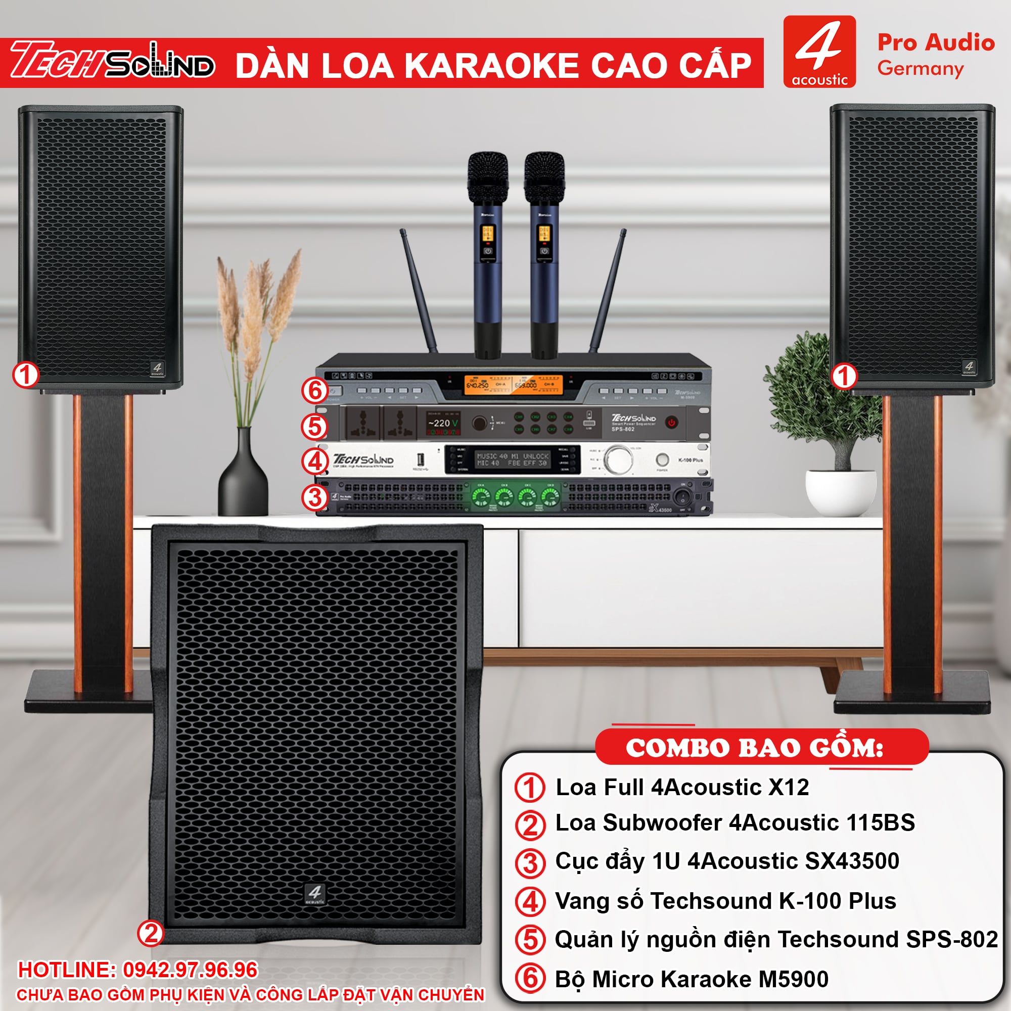 Dàn Loa Karaoke 4Acoustic X12 [02]