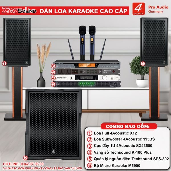 Dàn Loa Karaoke 4Acoustic X12 [02]