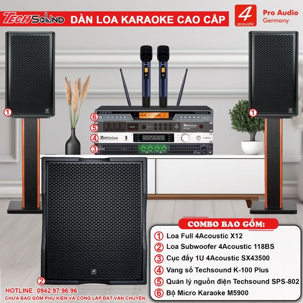 Dàn Loa Karaoke 4Acoustic X12 [01]