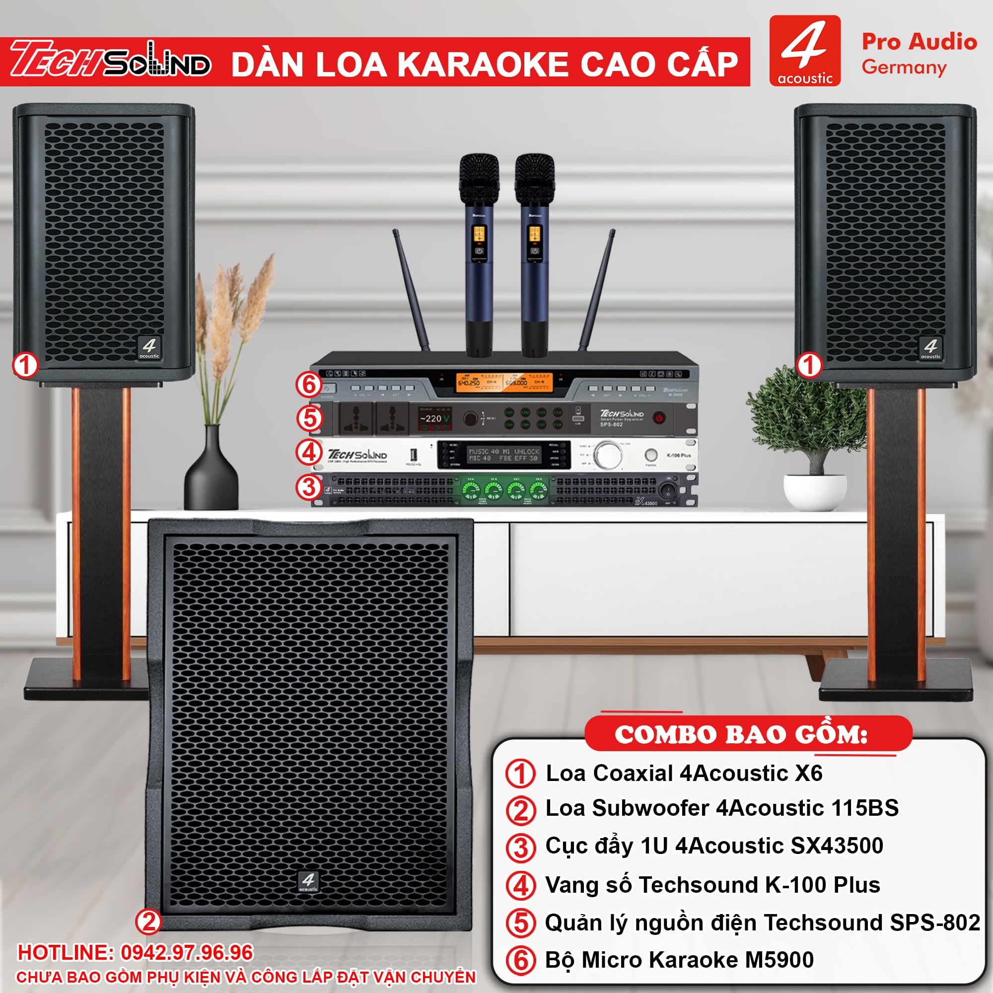 Dàn Loa Karaoke 4Acoustic X6 [01]