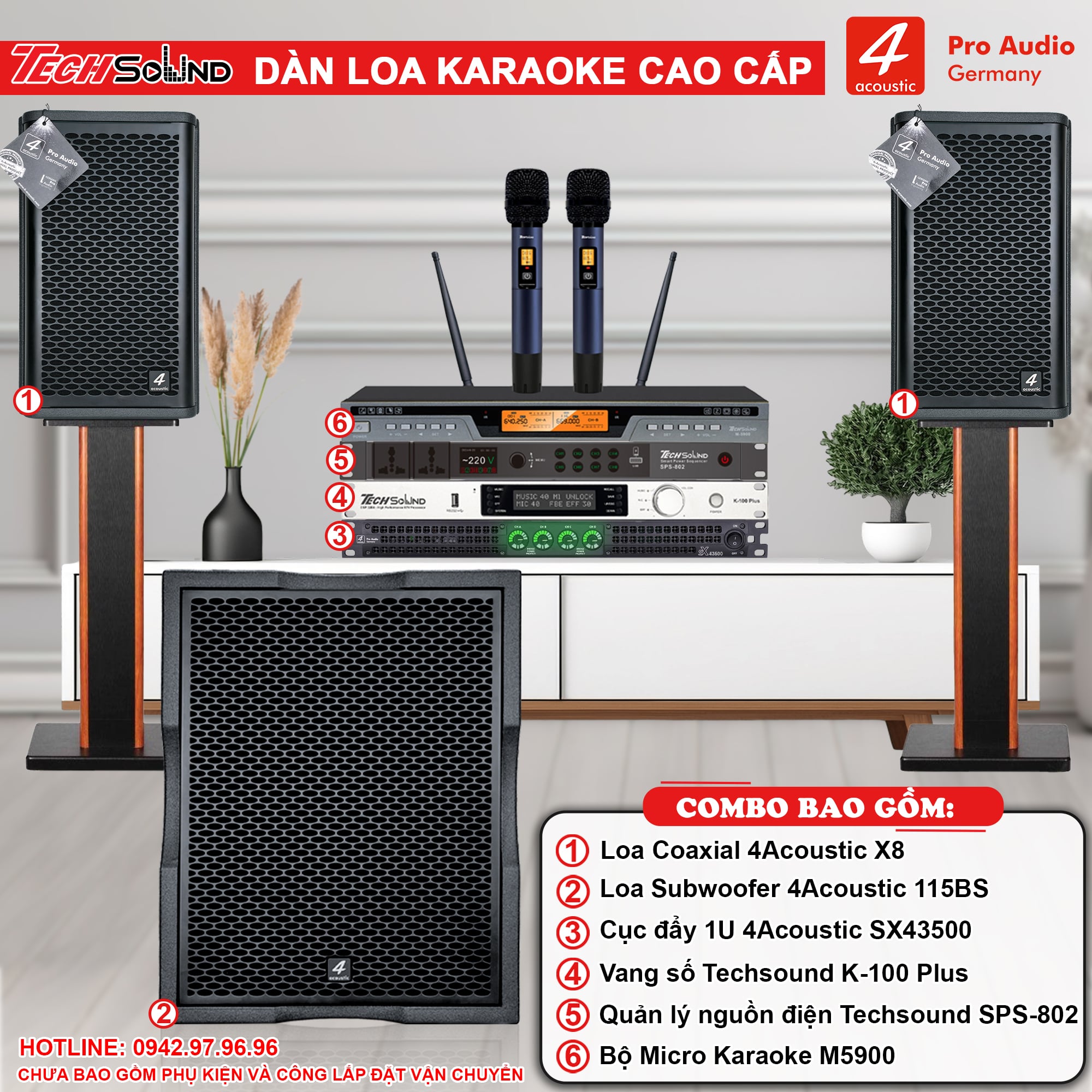 Dàn Loa Karaoke 4Acoustic X8 [01]