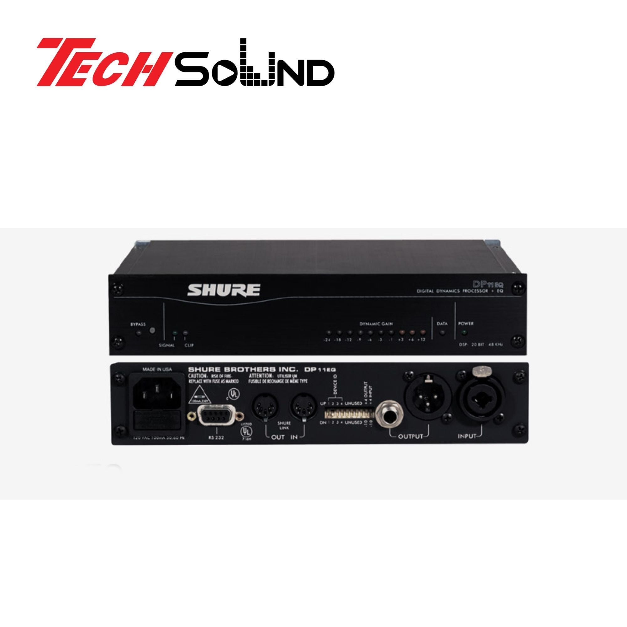 Bộ xử lý điện động kỹ thuật số Shure DP11EQE