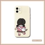 Ốp lưng iPhone in hình cặp đôi cute gấu thỏ đáng yêu đủ dòng 16/16splus/7/8//x/15/11/12/13/14/pro/plus/promax 