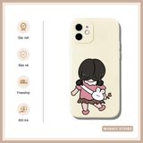  Ốp lưng iPhone in hình cặp đôi cute gấu thỏ đáng yêu đủ dòng 16/16splus/7/8//x/15/11/12/13/14/pro/plus/promax 