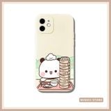  Ốp lưng iPhone cặp đôi gấu cute dimsum in hình dễ thương đủ dòng 16/16splus/7/8//x/15/11/12/13/14/pro/plus/promax 