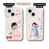  Ốp lưng iPhone tuỳ chỉnh in ảnh bé yêu, tên riêng, cute theo yêu cầu đủ dòng 16/16splus/7/8//x/15/11/12/13/14/pro/plus/ 