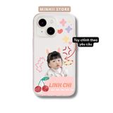  Ốp lưng iPhone tuỳ chỉnh in ảnh bé yêu, tên riêng, cute theo yêu cầu đủ dòng 16/16splus/7/8//x/15/11/12/13/14/pro/plus/ 