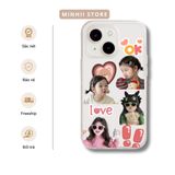  Ốp lưng iPhone in hình theo yêu cầu cute, ảnh bé yêu đủ dòng 16/16splus/7/8//x/15/11/12/13/14/pro/plus/promax 