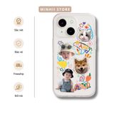 Ốp lưng iPhone in ảnh bé pet, tuỳ chỉnh theo yêu cầu, cute đủ dòng 16/16splus/7/8//x/15/11/12/13/14/pro/plus/promax 