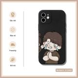  Ốp lưng iPhone cặp đôi cute in hình cô gái giận chàng khóc đủ dòng 16/16splus/7/8//x/15/11/12/13/14/pro/plus/promax 