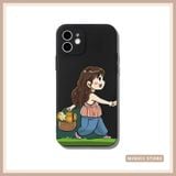  Ốp lưng iPhone cặp đôi cute in hình hoạt hình dạo chơi đủ dòng 16/16splus/7/8//x/15/11/12/13/14/pro/plus/promax 