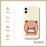  Ốp lưng iPhone in hình Panda Gấu cute cặp đôi chụp ảnh đủ dòng 16/16splus/7/8//x/15/11/12/13/14/pro/plus/promax 