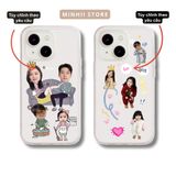  Ốp lưng iPhone in hình tuỳ chỉnh cute gia đình cặp đôi đủ dòng 