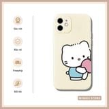  Ốp lưng iPhone Hello Kitty cặp đôi cute in hình tim đủ dòng 16/16splus/7/8//x/15/11/12/13/14/pro/plus/promax 