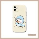 Ốp lưng iPhone cute cặp đôi gấu câu vịt cá mập đáng yêu đủ dòng 16/16splus/7/8//x/15/11/12/13/14/pro/plus/promax 