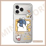  Ốp lưng iPhone cặp đôi in hình mèo chó cute "STUFFED Flea Satisfied" đủ dòng 16/16splus/7/8//x/15/11/12/13/14/pro/plus/promax 