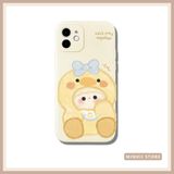  Ốp lưng iPhone cặp đôi vịt con hoạt hình dễ thương đủ dòng 16/16splus/7/8//x/15/11/12/13/14/pro/plus/promax 