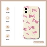  Ốp lưng iPhone cute gấu đen & chữ YOUTH, LOVE hồng, cá tính, cặp đôi đủ dòng 16/16splus/7/8//x/15/11/12/13/14/pro/plus/promax 