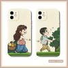  Ốp lưng iPhone cute in hình cặp đôi dã ngoại đủ dòng 16/16splus/7/8//x/15/11/12/13/14/pro/plus/promax 