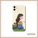  Ốp lưng iPhone cute in hình cặp đôi dã ngoại đủ dòng 16/16splus/7/8//x/15/11/12/13/14/pro/plus/promax 