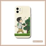  Ốp lưng iPhone cute in hình cặp đôi dã ngoại đủ dòng 16/16splus/7/8//x/15/11/12/13/14/pro/plus/promax 