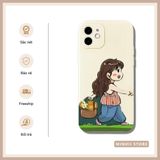  Ốp lưng iPhone cute in hình cặp đôi dã ngoại đủ dòng 16/16splus/7/8//x/15/11/12/13/14/pro/plus/promax 