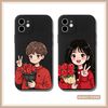 Ốp lưng iPhone in hình cặp đôi cute hoa hồng đủ dòng 16/16splus/7/8//x/15/11/12/13/14/pro/plus/promax