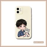  Ốp lưng iPhone in hình cặp đôi hoạt hình cute mèo đủ dòng 16/16splus/7/8//x/15/11/12/13/14/pro/plus/promax 