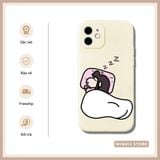  Ốp lưng iPhone in hình cặp đôi ngủ Zzz dễ thương đủ dòng 16/16splus/7/8//x/15/11/12/13/14/pro/plus/promax 