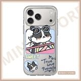  ốp lưng iPhone in hình chó cute, cặp đôi, “Sweet True Love” đủ dòng 16/16splus/7/8//x/15/11/12/13/14/pro/plus/promax 
