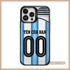  Ốp lưng iPhone in hình tên tuỳ chỉnh Argentina đủ dòng 