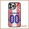  Ốp lưng iPhone in tên và số đội Tuyển Croatia đủ dòng 16/16splus/7/8//x/15/11/12/13/14/pro/plus/promax 