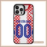  Ốp lưng iPhone in tên và số đội Tuyển Croatia đủ dòng 16/16splus/7/8//x/15/11/12/13/14/pro/plus/promax 