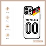  Ốp lưng iPhone in tên và số đội Tuyển Đức đủ dòng 16/16splus/7/8//x/15/11/12/13/14/pro/plus/promax 