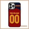  Ốp lưng iPhone in tên và số đội Tuyển Tây Ban Nha đủ dòng 16/16splus/7/8//x/15/11/12/13/14/pro/plus/promax 
