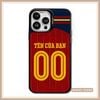  Ốp lưng iPhone in tên và số đội Tuyển Tây Ban Nha đủ dòng 16/16splus/7/8//x/15/11/12/13/14/pro/plus/promax 