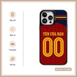  Ốp lưng iPhone in tên và số đội Tuyển Tây Ban Nha đủ dòng 16/16splus/7/8//x/15/11/12/13/14/pro/plus/promax 