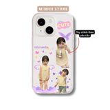  Ốp lưng iPhone trong suốt in ảnh bé yêu cute, tuỳ chỉnh đủ dòng 