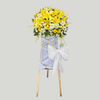 Kệ hoa viếng Lily & Lan thái vàng Imperial Tribute