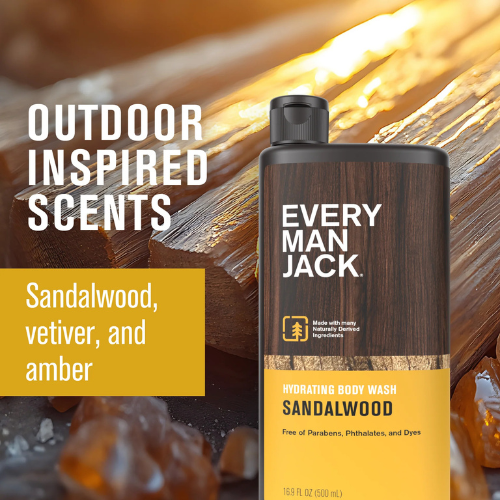  Sữa Tắm Every Man Jack Sandalwood 500ML 