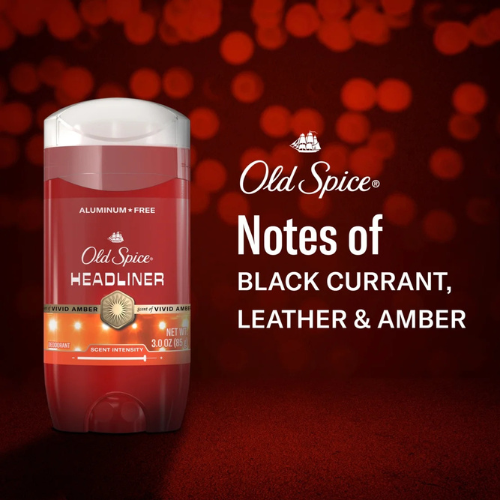 Lăn Khử Mùi Old Spice Red Collection Headliner 85Gr (Sáp Xanh) 