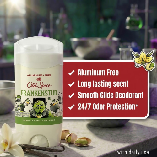  Lăn Khử Mùi Old Spice Fallidude Limited Edition Frankenstud Aluminum-Free 85Gr (Sáp Xanh) 