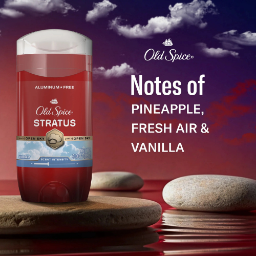  Lăn Khử Mùi Old Spice Red Collection Stratus 85Gr (Sáp Xanh) 