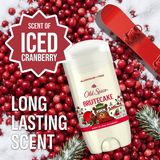  Lăn Khử Mùi Old Spice Holidude Limited Edition Brutecake Scent of Iced Cranberry Aluminum-Free 85Gr (Sáp Xanh) 