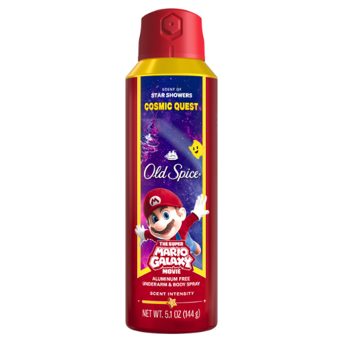  Xịt Khử Mùi Old Spice x The Super Mario Galaxy Movie Cosmic Quest 144Gr 