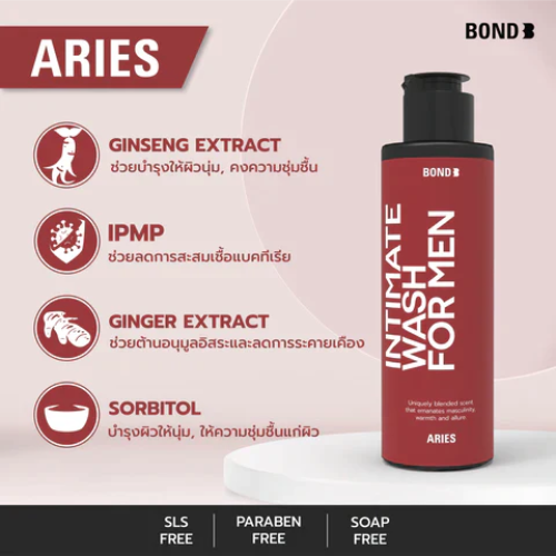  Dung Dịch Vệ Sinh Bond Intimate Wash For Men Aries 130ML 
