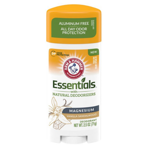  Lăn Khử Mùi Arm & Hammer Essentials with Magnesium Vanilla Sandalwood 71Gr (Sáp Trong) 